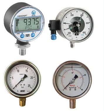 Đồng Hồ Áp Suất - Áp Lực - Khí Nén