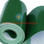 Băng tải PVC xanh trơn dày 2mm